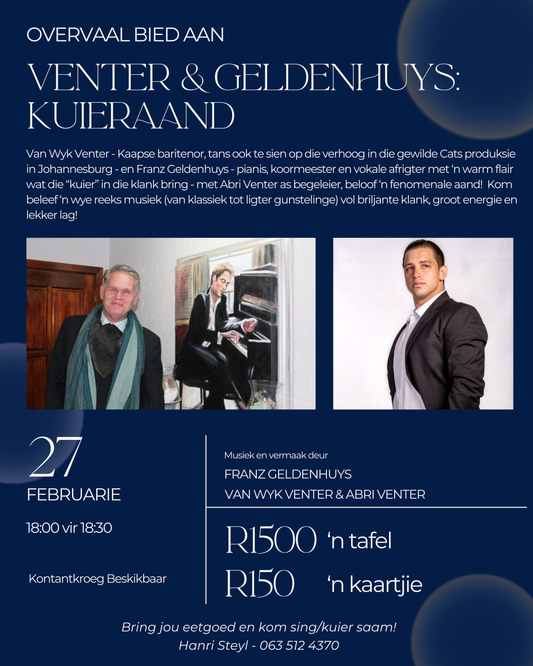 Kuieraand: Geldenhuys & Venter