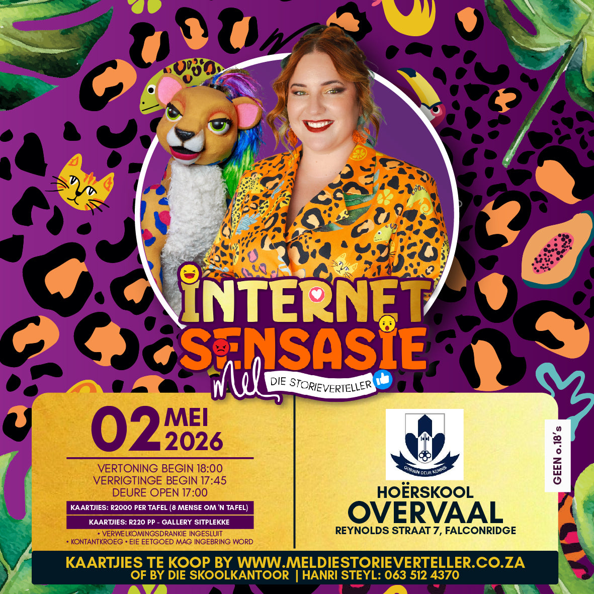 Mel die Storieverteller - Internet Sensasie - Vereeniging